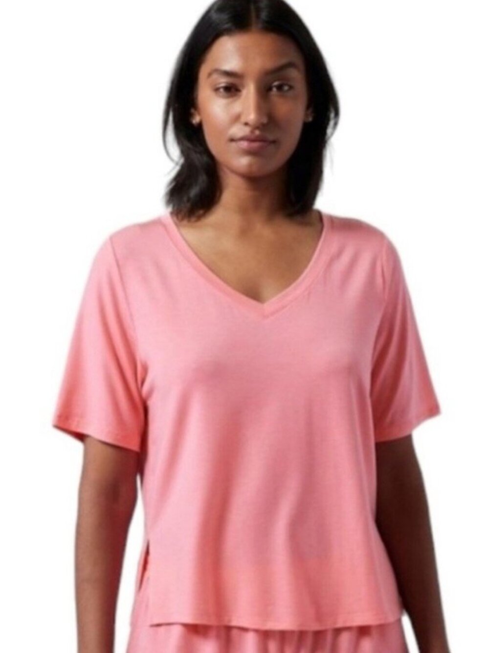Athleta Pink Nighttime Bliss Sleep Tee Size M